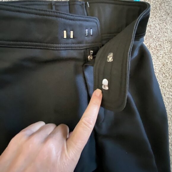 NWT Vintage Schoeller Skifans Stretch Stirrup Ski Pants Black Sz 4 - Picture 9 of 13